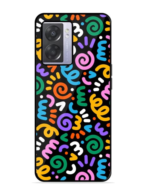 Colorful Seamless Vector Glossy Metal Phone Cover for Oppo A57 (5G)