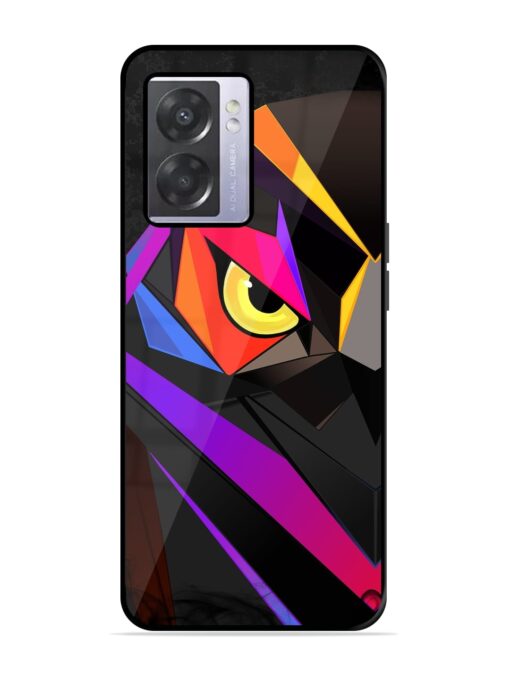 Wpap Owl Glossy Metal Phone Cover for Oppo A57 (5G)