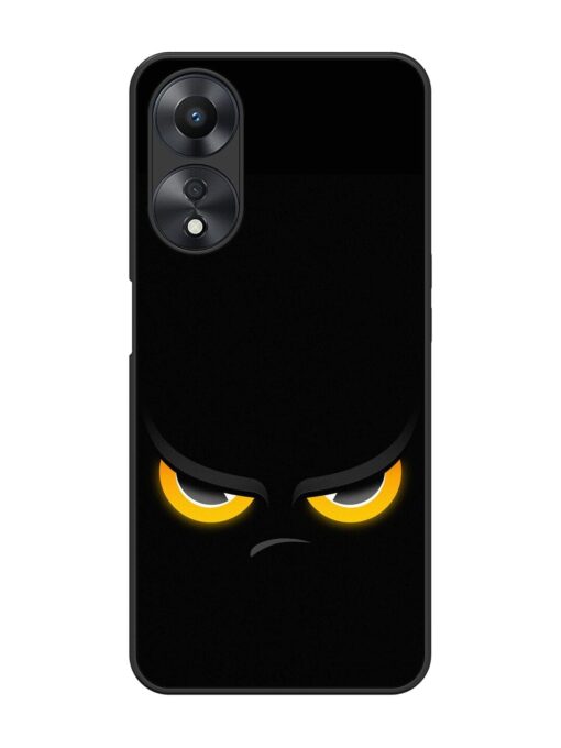 Scary Yellow Eye Glossy Metal TPU Phone Cover for Oppo A58 Zapvi