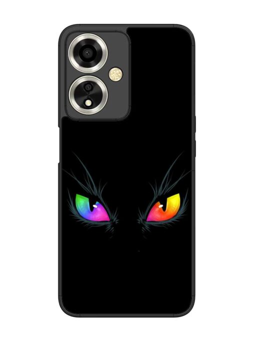 Cat Eyes Glossy Metal Phone Cover for Oppo A59 (5G)