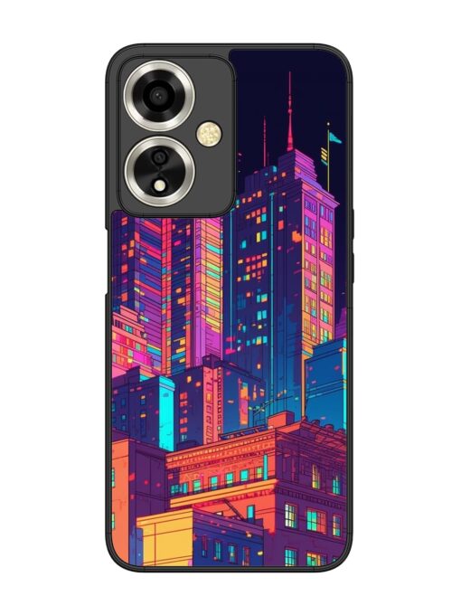 City View Glossy Metal Phone Cover for Oppo A59 (5G)