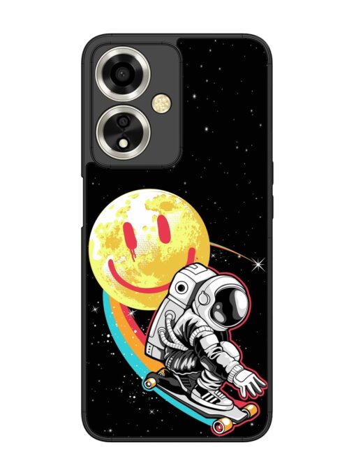 Astronaut Art Glossy Metal Phone Cover for Oppo A59 (5G)