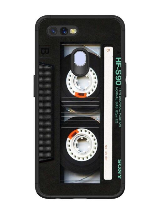 Sony Hf-S90 Cassette Glossy Metal Phone Cover for Oppo A7 Zapvi