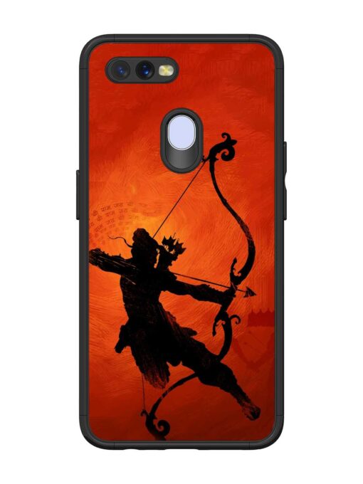 Illustration Lord Rama Glossy Metal Phone Cover for Oppo A7 Zapvi