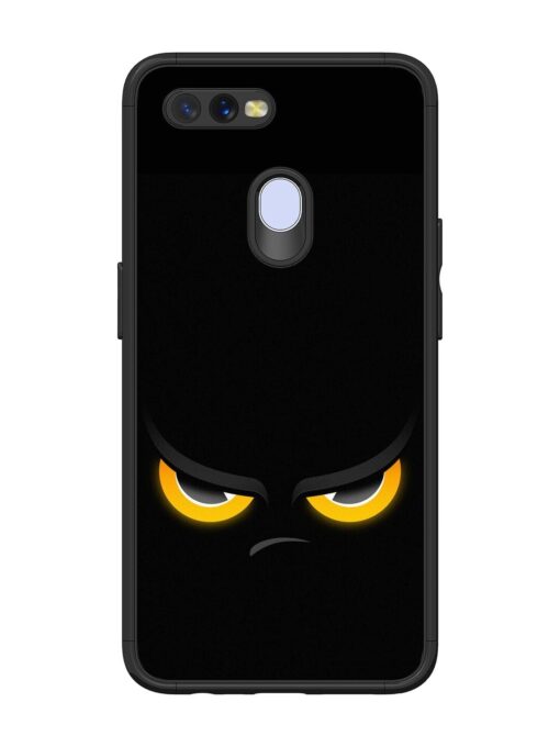 Scary Yellow Eye Glossy Metal TPU Phone Cover for Oppo A7 Zapvi