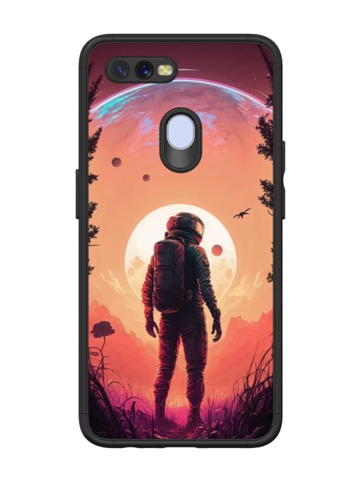 Red Sky At Morning Glossy Metal Phone Cover for Oppo A7 Zapvi