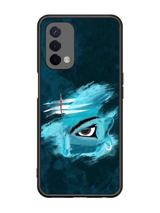 Lord Shiva Glossy Metal Phone Cover for Oppo A74 (5G)