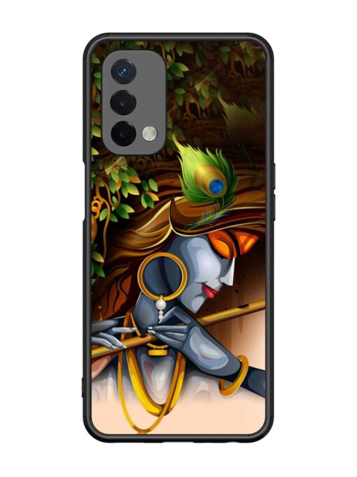 Krishna Glossy Metal Phone Cover for Oppo A74 (5G) Zapvi