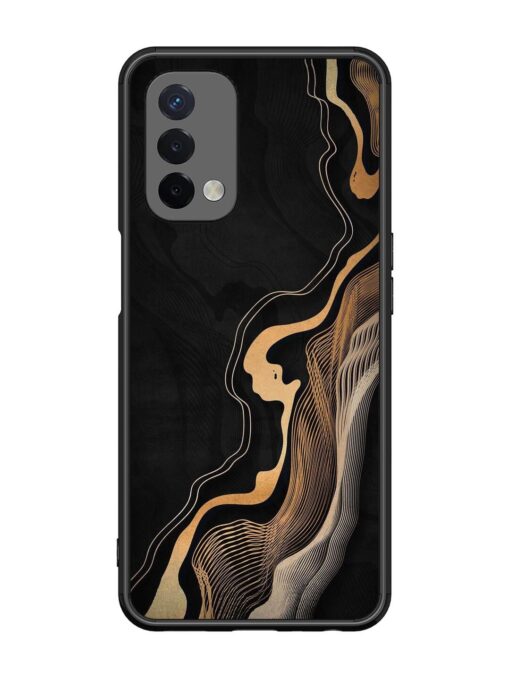 Abstract Art Glossy Metal TPU Phone Cover for Oppo A74 (5G) Zapvi