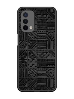 Seamless Pattern Glossy Metal Phone Cover for Oppo A74 (5G)