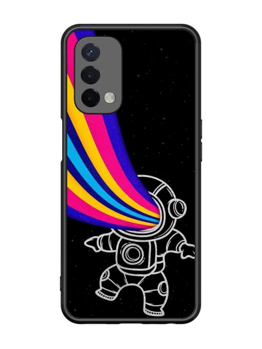 Astronaut Glossy Metal TPU Phone Cover for Oppo A74 (5G) Zapvi