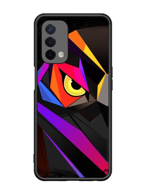 Wpap Owl Glossy Metal Phone Cover for Oppo A74 (5G) Zapvi