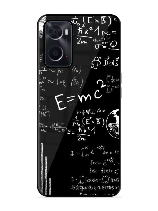 E=Mc2 Mass?Energy Equivalence Glossy Metal Phone Cover for Oppo A76