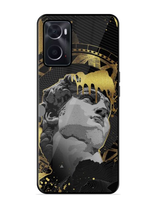 Roman Face Glossy Metal Phone Cover for Oppo A76