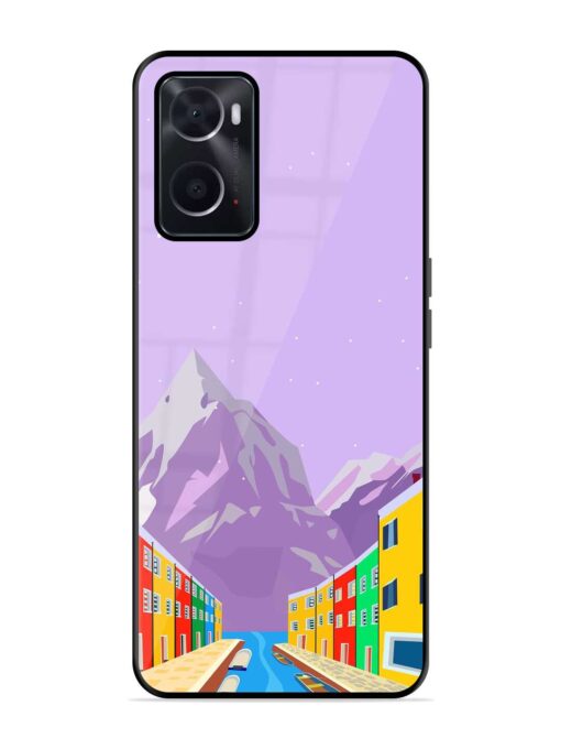 Venice City Illustration Glossy Metal Phone Cover for Oppo A76