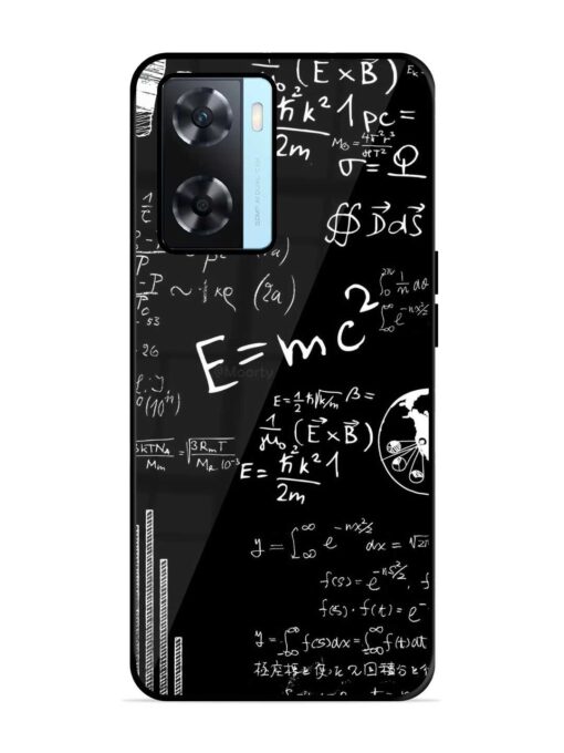 E=Mc2 Mass?Energy Equivalence Glossy Metal Phone Cover for Oppo A77 Zapvi