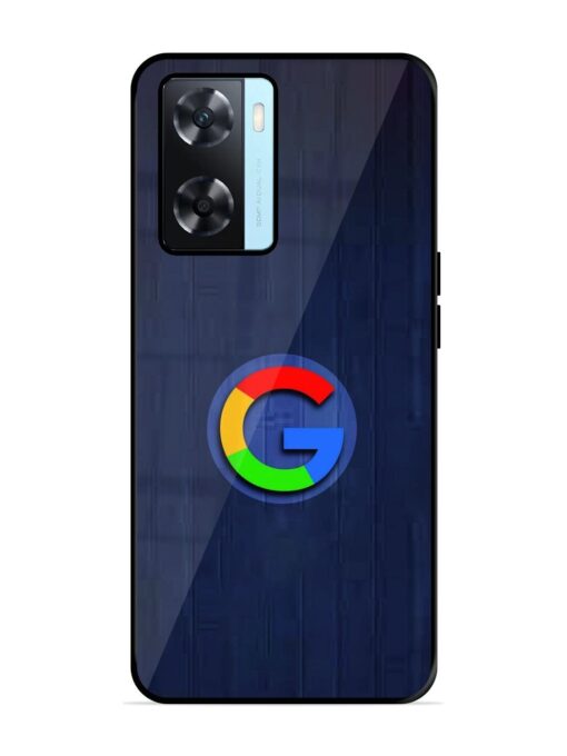 Google Logo Printed Glossy Metal TPU Phone Cover for Oppo A77