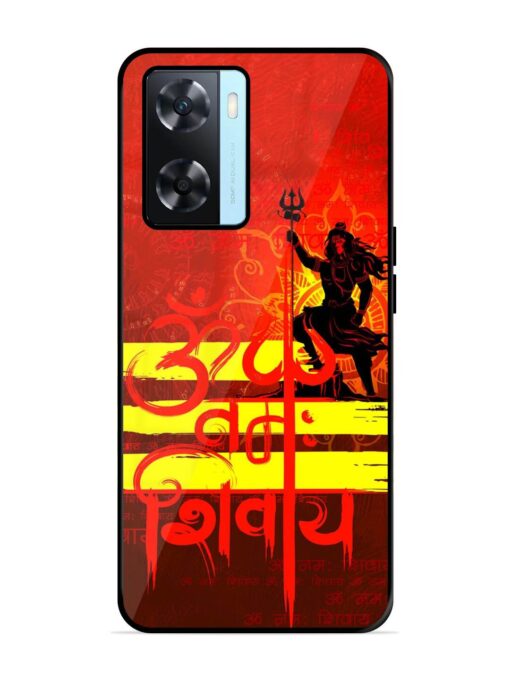 Illustration Lord Shiva Glossy Metal TPU Phone Cover for Oppo A77