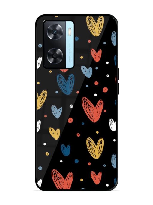 Happy Valentines Day Glossy Metal TPU Phone Cover for Oppo A77 Zapvi