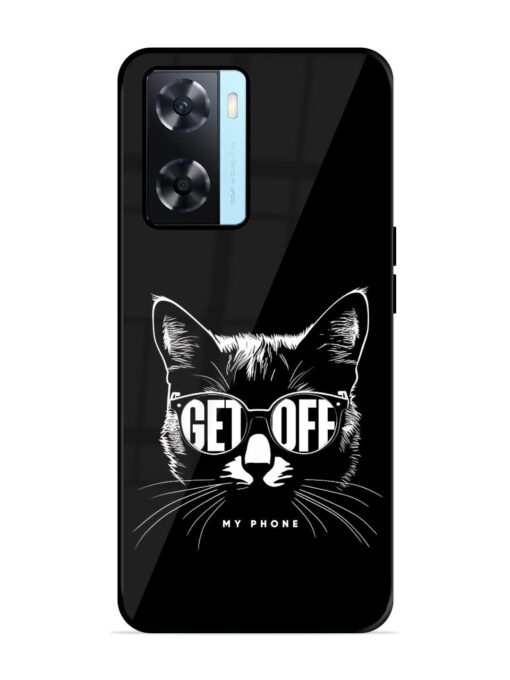 Get Off Glossy Metal TPU Phone Cover for Oppo A77 Zapvi