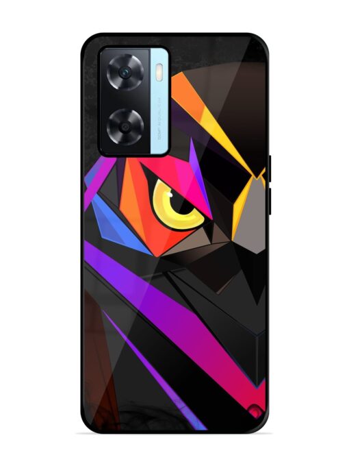 Wpap Owl Glossy Metal Phone Cover for Oppo A77