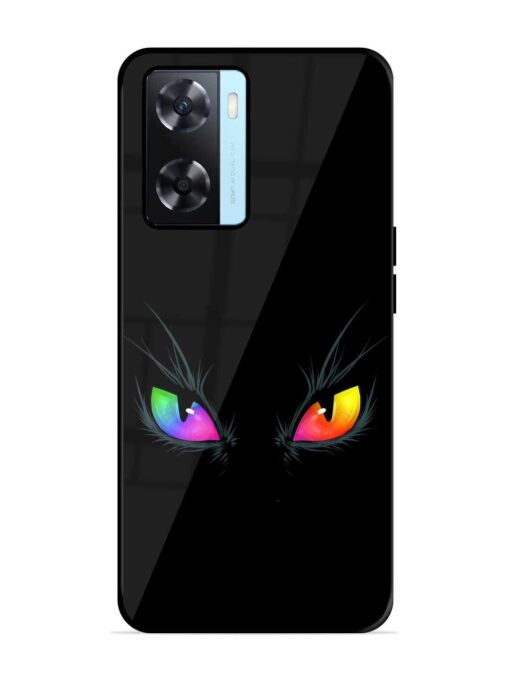 Cat Eyes Glossy Metal Phone Cover for Oppo A77S Zapvi