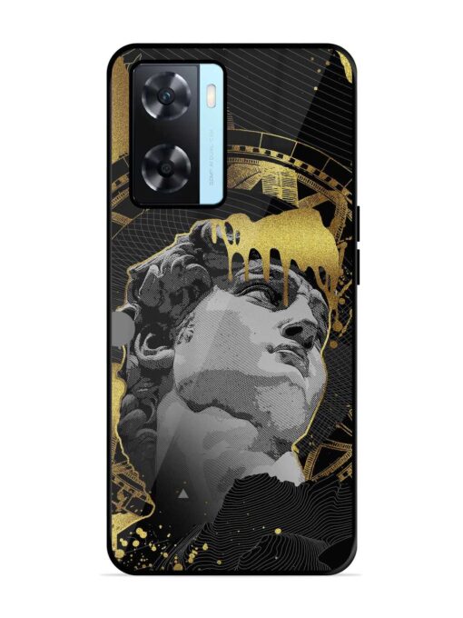 Roman Face Glossy Metal Phone Cover for Oppo A77S Zapvi