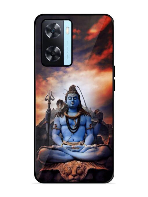 Jai Jai Shiv Glossy Metal Phone Cover for Oppo A77S Zapvi