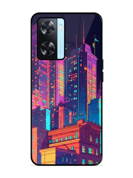 City View Glossy Metal Phone Cover for Oppo A77S Zapvi