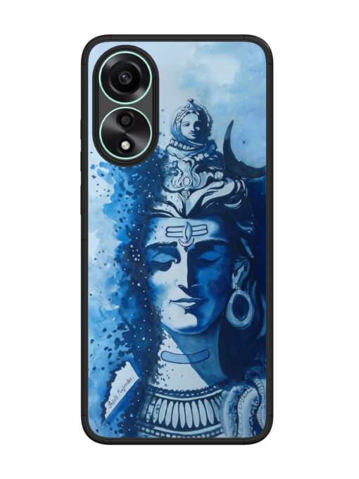 Shiv Art Glossy Metal Phone Cover for Oppo A78 (4G) Zapvi