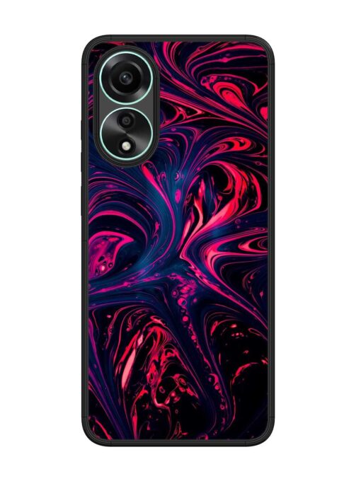 Abstract Background Glossy Metal Phone Cover for Oppo A78 (4G) Zapvi