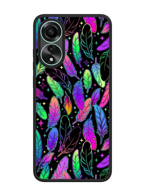 Bright Multi Colored Seamless Glossy Metal Phone Cover for Oppo A78 (4G) Zapvi