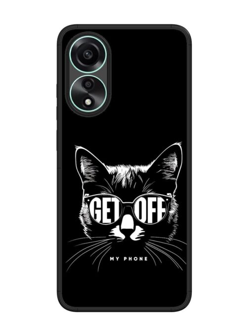 Get Off Glossy Metal TPU Phone Cover for Oppo A78 (4G) Zapvi