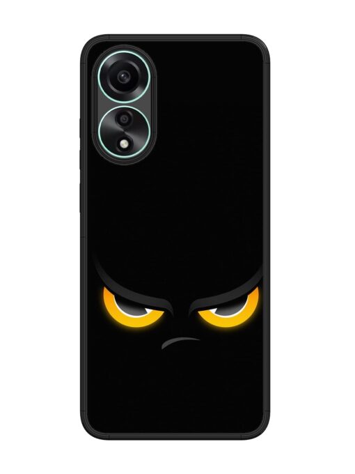 Cartoon Eye Glossy Metal Phone Cover for Oppo A78 (4G) Zapvi