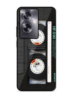 Sony Hf-S90 Cassette Glossy Metal Phone Cover for Oppo A79 (5G)