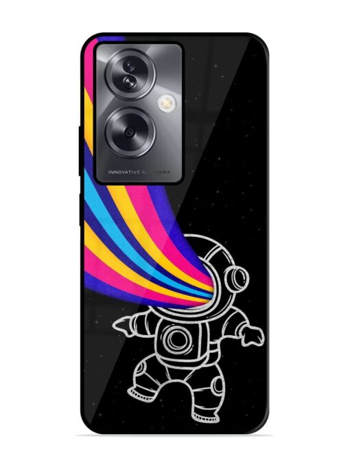 Astronaut Glossy Metal TPU Phone Cover for Oppo A79 (5G)