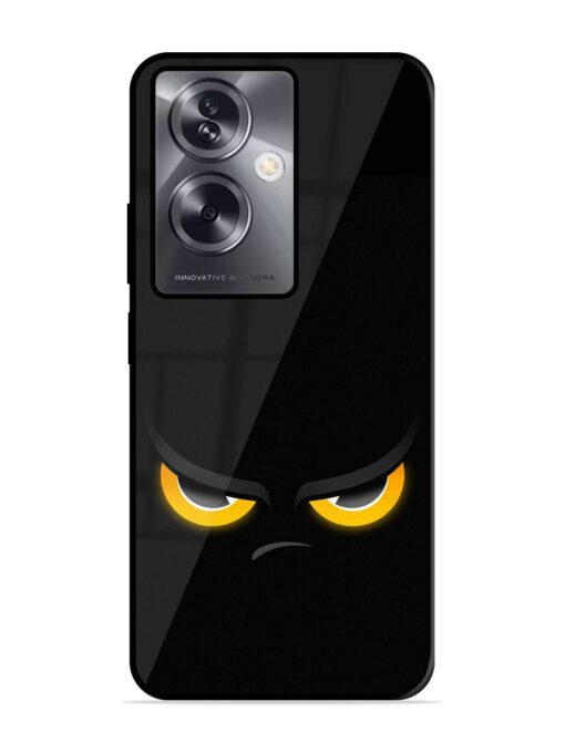 Scary Yellow Eye Glossy Metal TPU Phone Cover for Oppo A79 (5G) Zapvi