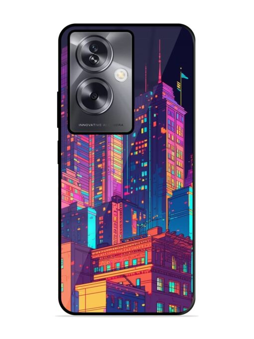 City View Glossy Metal Phone Cover for Oppo A79 (5G)