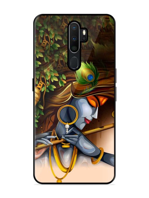 Krishna Glossy Metal Phone Cover for Oppo A9 Zapvi