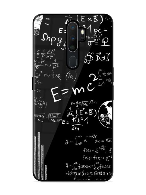 E=Mc2 Mass?Energy Equivalence Glossy Metal Phone Cover for Oppo A9 Zapvi