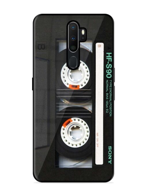 Sony Hf-S90 Cassette Glossy Metal Phone Cover for Oppo A9 Zapvi