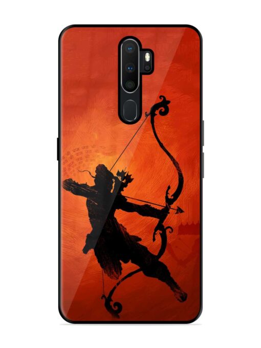 Illustration Lord Rama Glossy Metal Phone Cover for Oppo A9 Zapvi