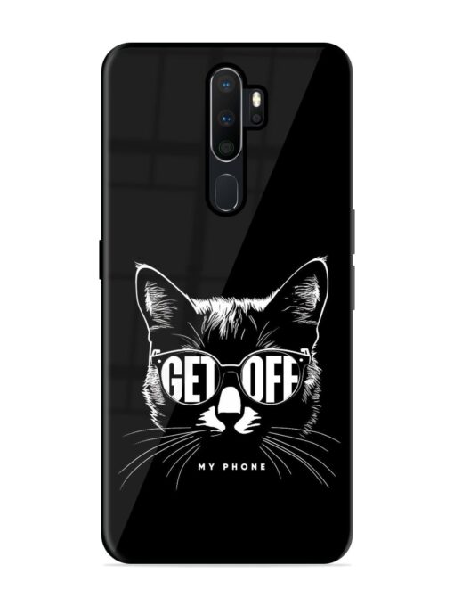 Get Off Glossy Metal TPU Phone Cover for Oppo A9 Zapvi