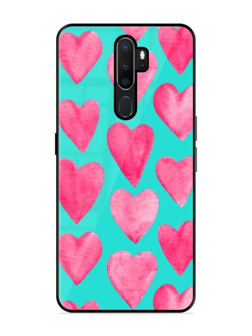 Beautiful Vector Illustration Glossy Metal Phone Cover for Oppo A9 (2020) Zapvi