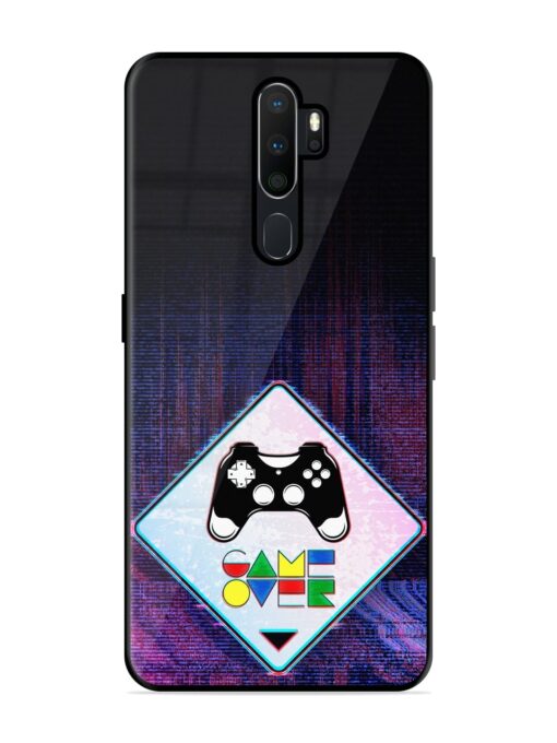 Game Over Glossy Metal Phone Cover for Oppo A9 (2020) Zapvi