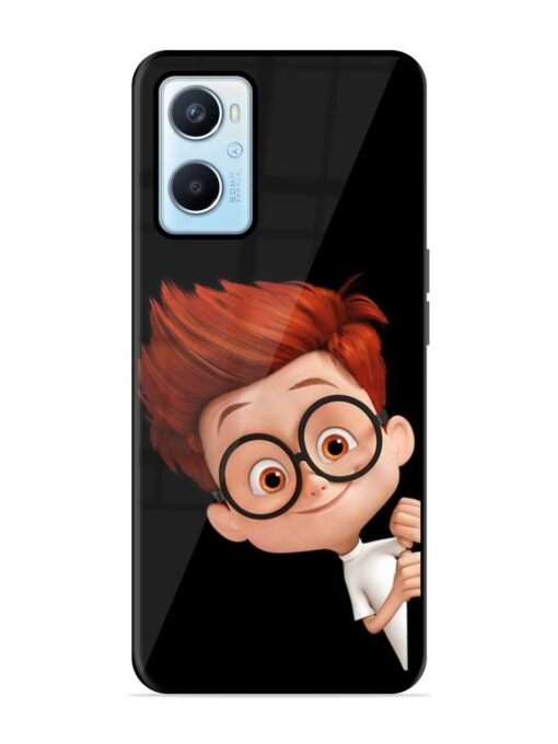 Smart Boy Cartoon Glossy Metal Phone Cover for Oppo A96