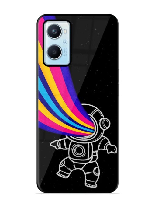 Astronaut Glossy Metal TPU Phone Cover for Oppo A96 Zapvi