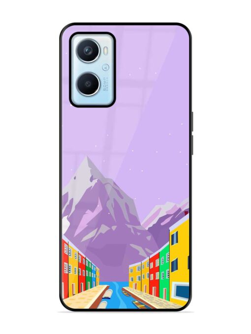 Venice City Illustration Glossy Metal Phone Cover for Oppo A96