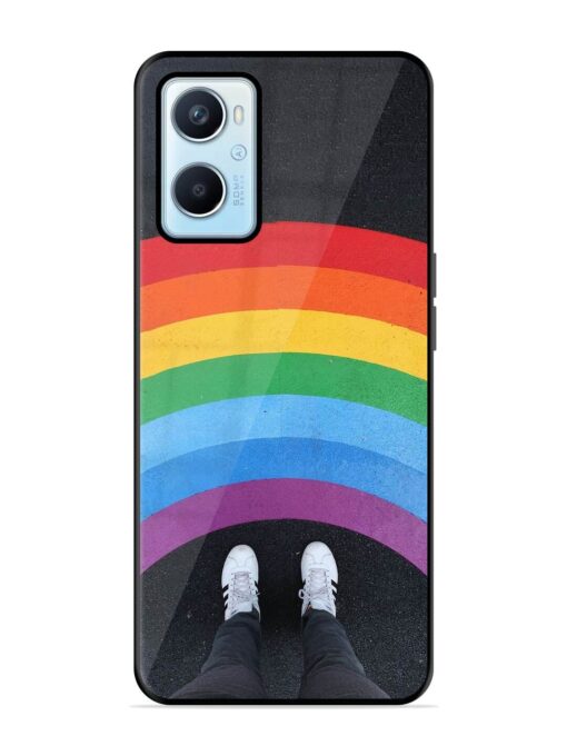 Legs Rainbow Glossy Metal TPU Phone Cover for Oppo A96