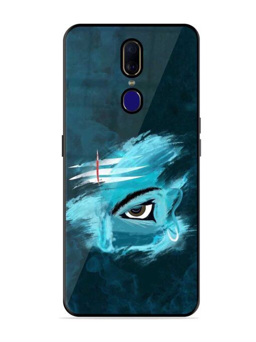 Lord Shiva Glossy Metal Phone Cover for Oppo F11 Zapvi